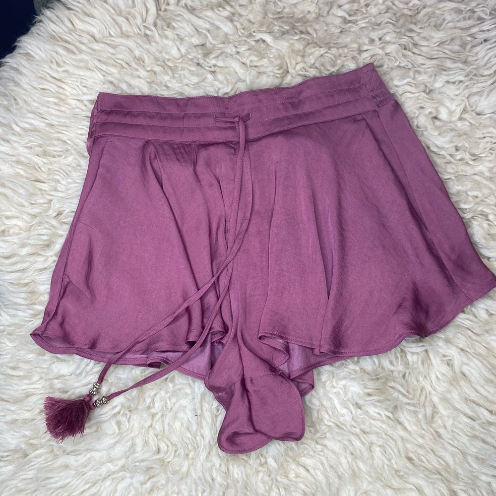 H&M High Waist Mauve Shorts